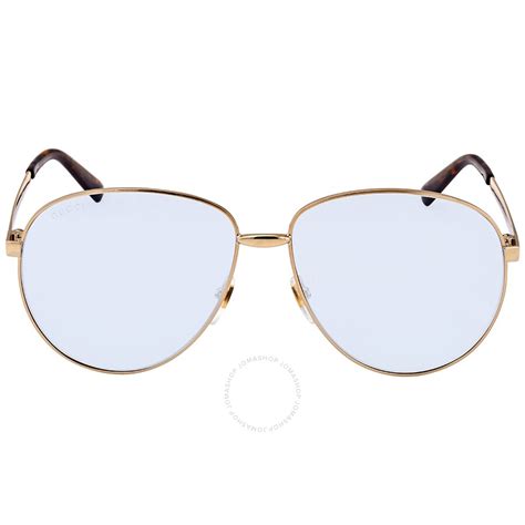 gucci 0138 light blue lense|Gucci GG0138S 004 61 Sunglasses .